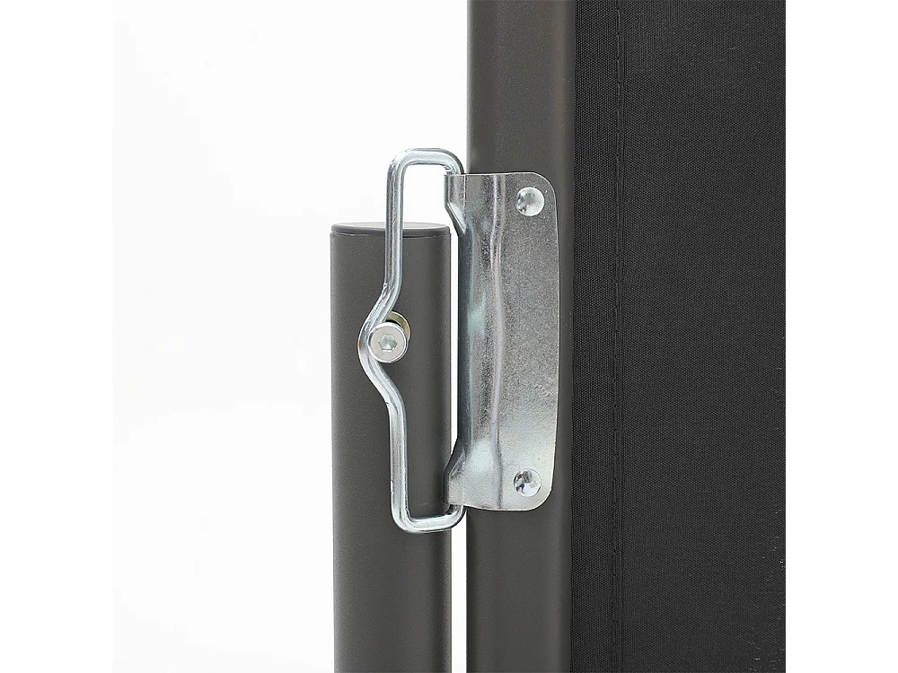 3M Retractable Side Awning with UV & Water Resistant -  100cm H - Dark Grey