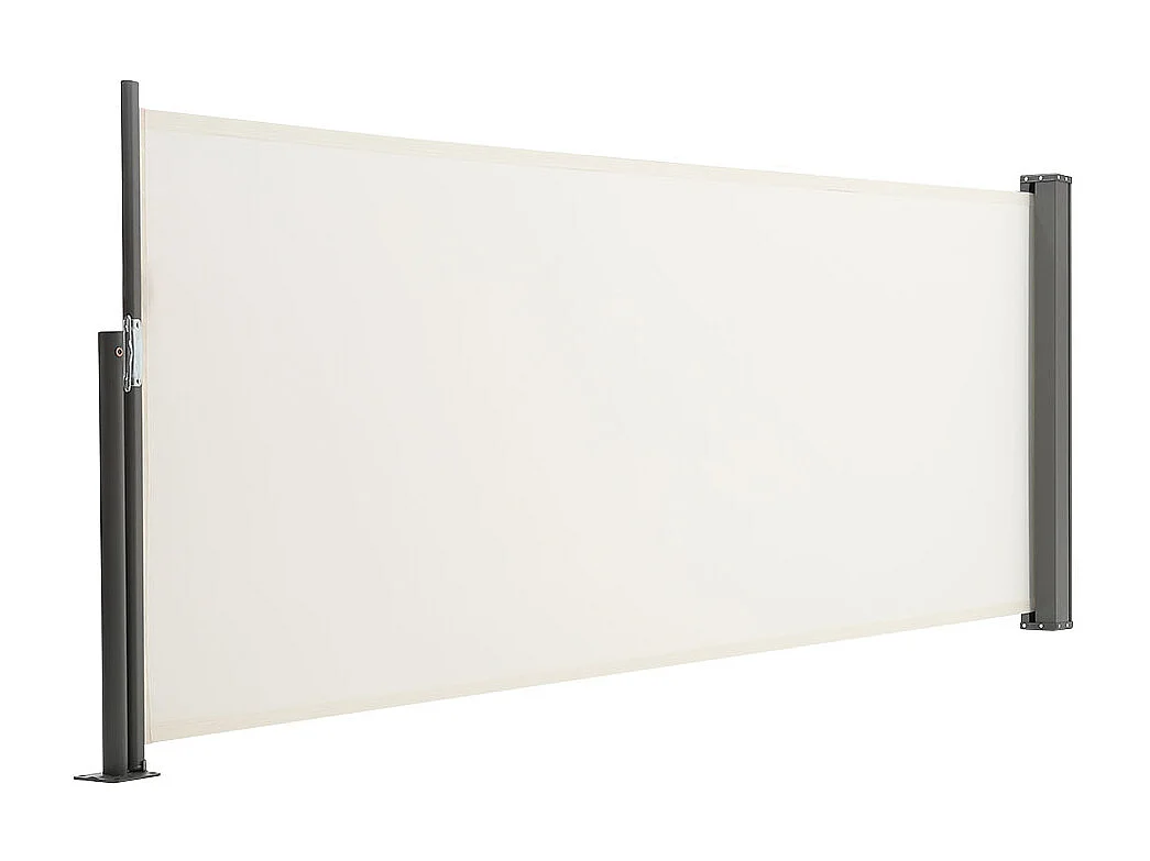 3M Retractable Side Awning with UV & Water Resistant -  120cm H - Beige