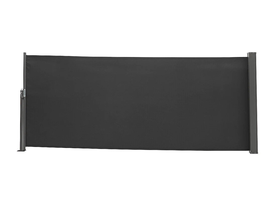 3M Retractable Side Awning with UV & Water Resistant -  120cm H - Dark Grey