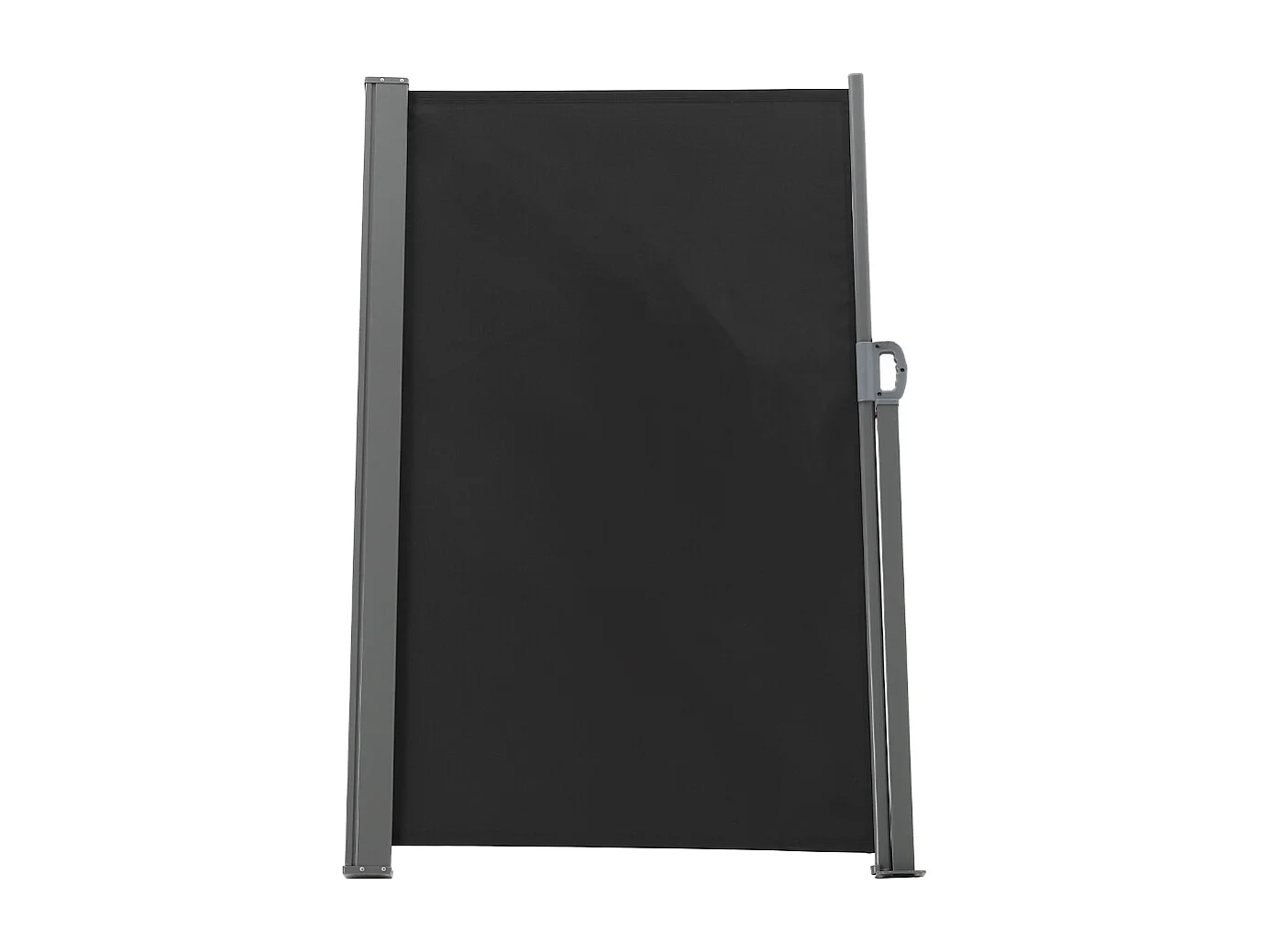 3M Dark Grey Retractable Side Awning with UV & Water Resistant - 180cm H