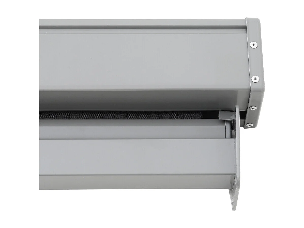 3M Dark Grey Retractable Side Awning with UV & Water Resistant - 180cm H
