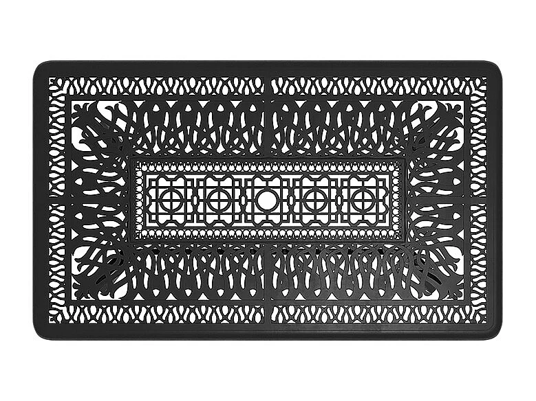 7-Piece Black Cast Aluminum Garden Furniture Set