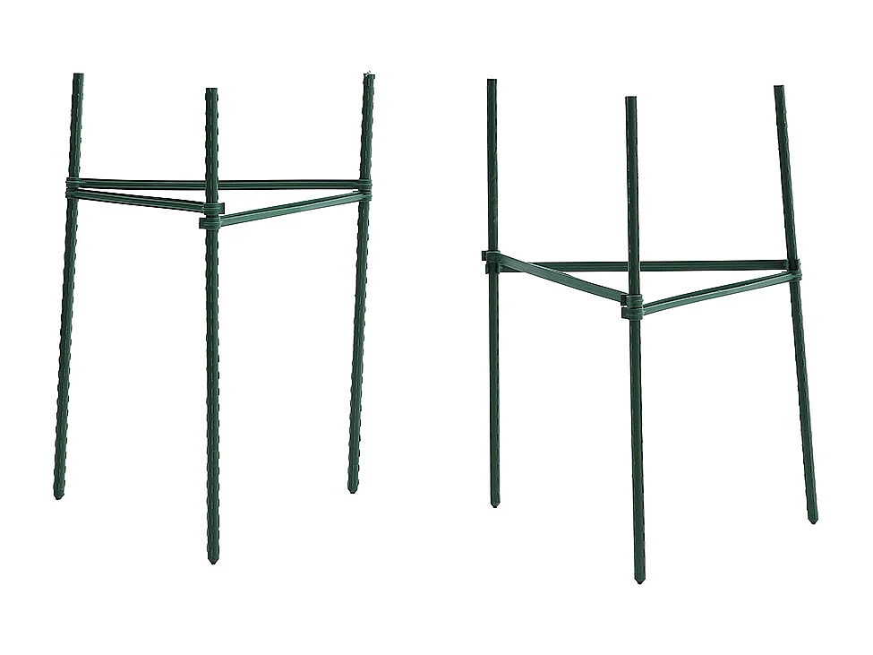 320cm Oval Galvanised Steel Garden Bed with Plant Support Trellis