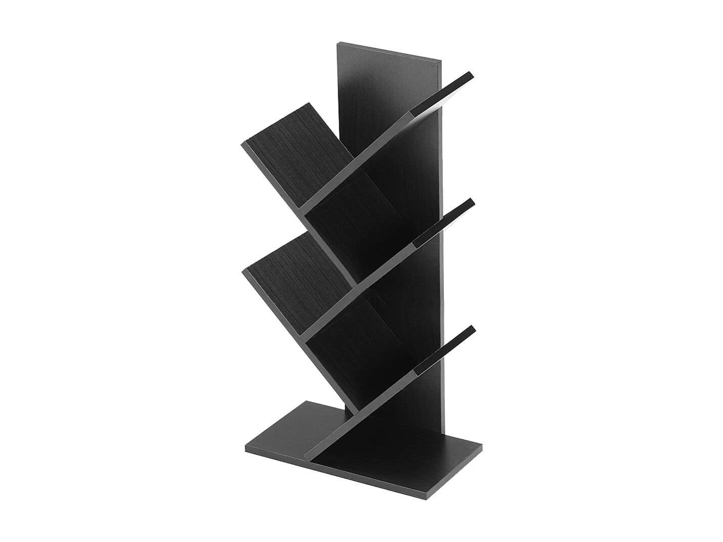 5-Tier Tree-Shaped Bookshelf - Black Walnut
