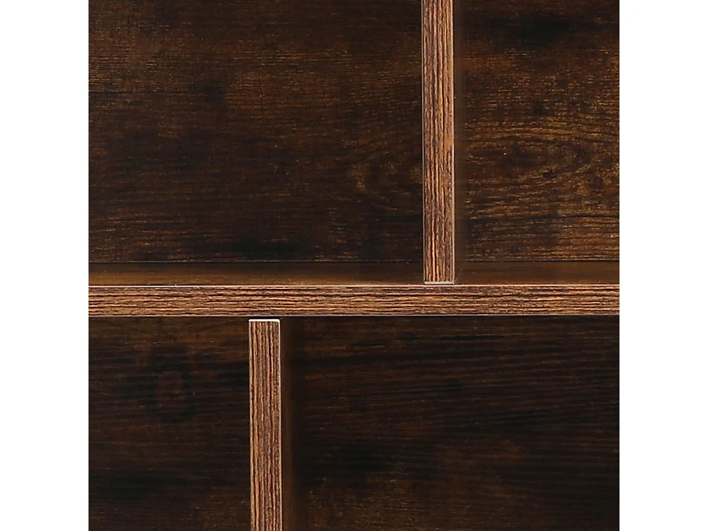 Retro 7-Cube Bookshelf – Vertical or Horizontal Open Storage Unit