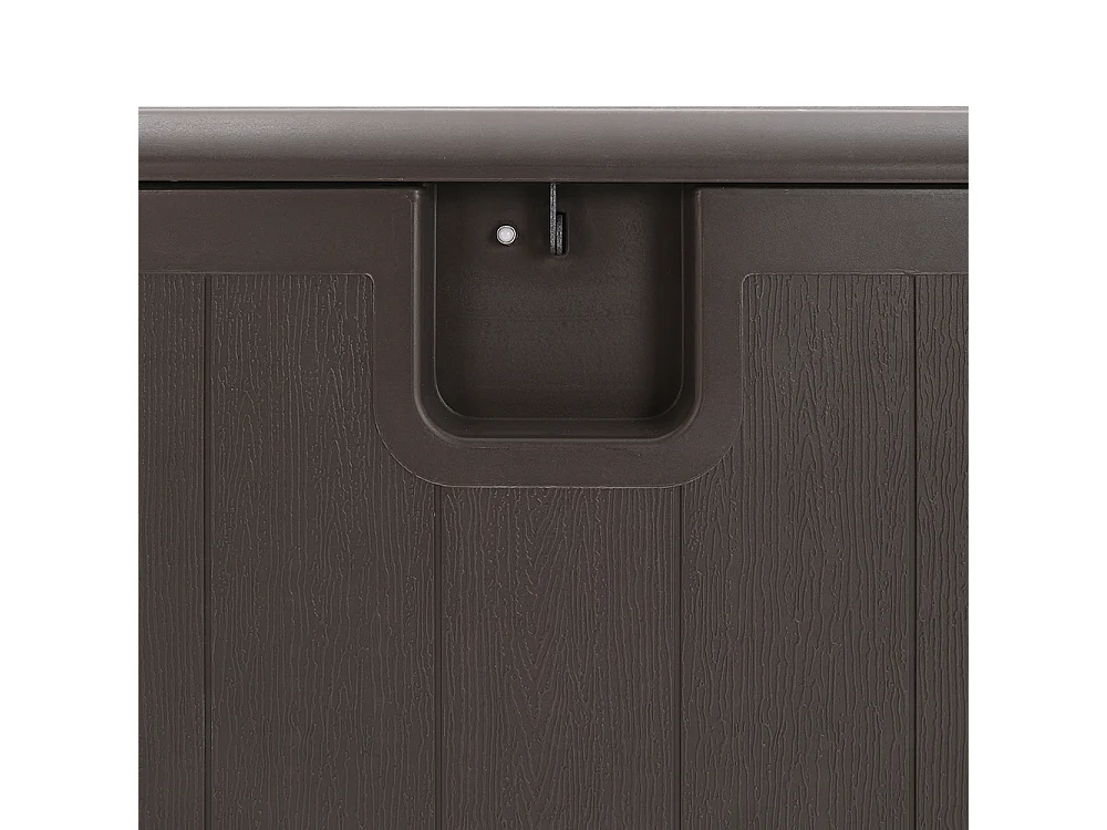 105 Gallon (400L) Wood Effect Garden Storage Box