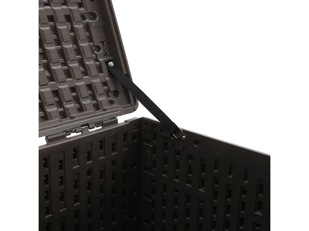 105 Gallon (400L) Wood Effect Garden Storage Box