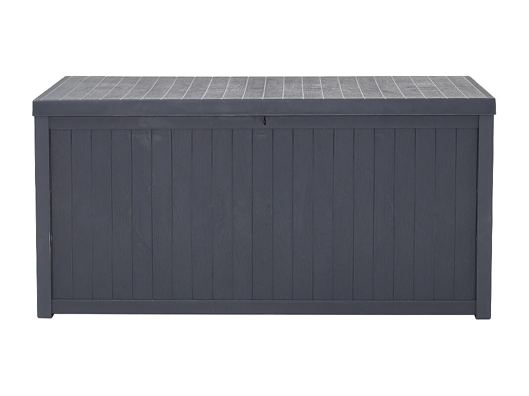 125cm Extra-Large Plastic Garden Storage Box - Grey