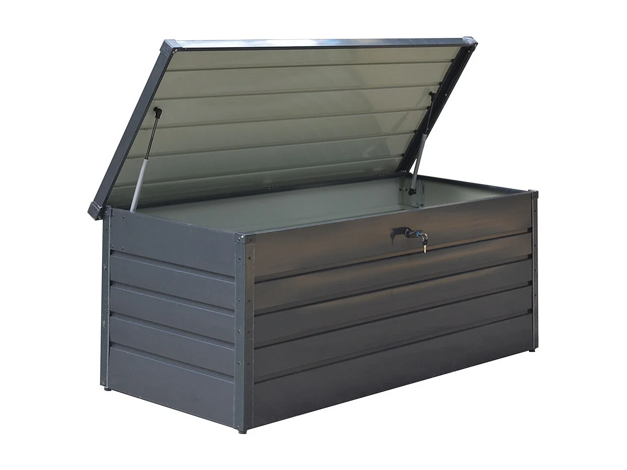 600L Extra Large Heavy-Duty Metal Garden Storage Box