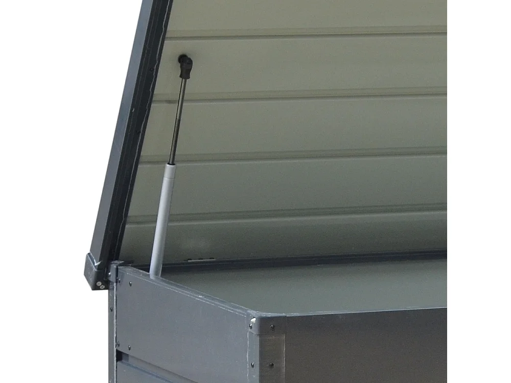 600L Extra Large Heavy-Duty Metal Garden Storage Box