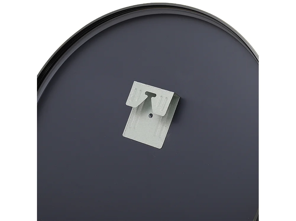 40x70cm Black Oval Wall Mirror