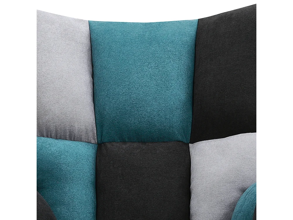 Modern Tufted Upholstered Rocking Chair - Multi