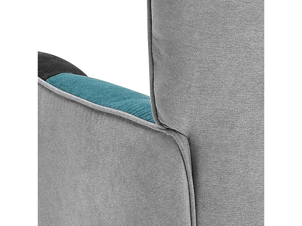 Modern Tufted Upholstered Rocking Chair - Multi