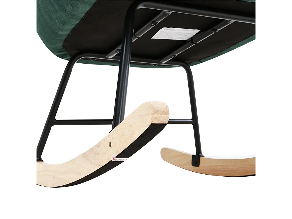 Modern Tufted Upholstered Rocking Chair - Multi