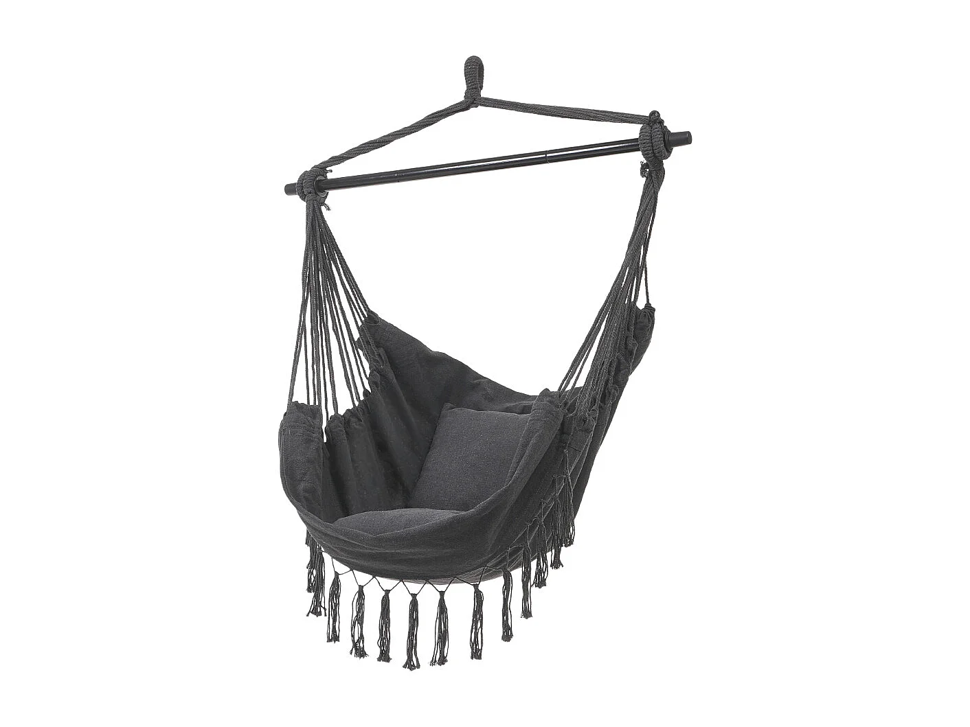 Canvas Swing Chair - Dark Grey
