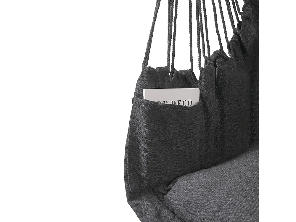 Canvas Swing Chair - Dark Grey