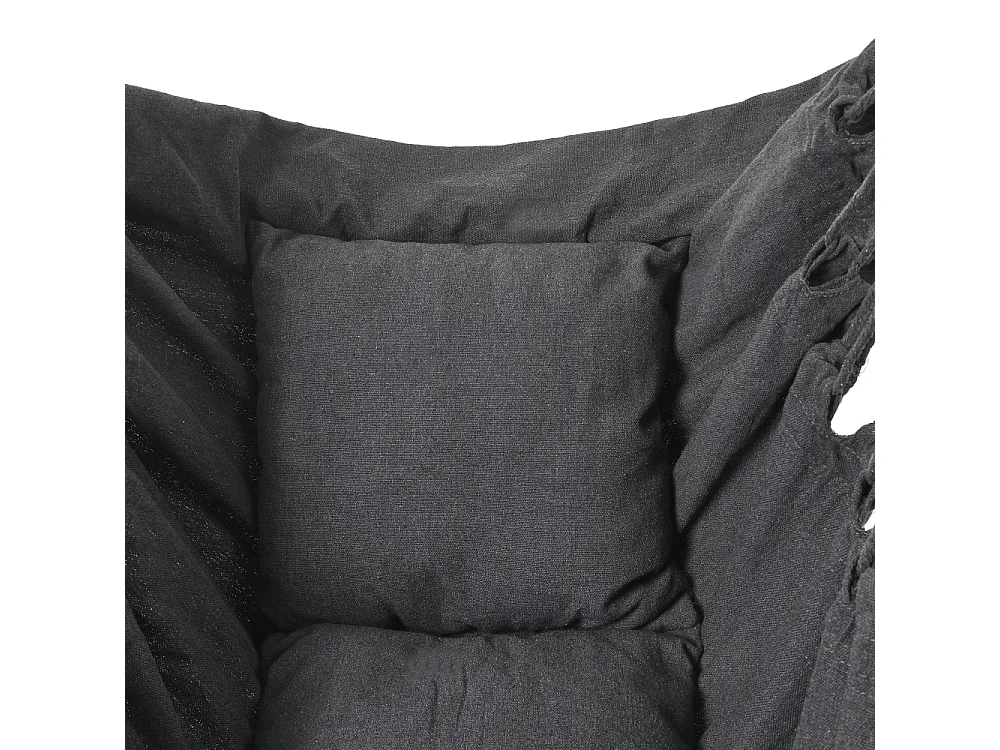 Canvas Swing Chair - Dark Grey