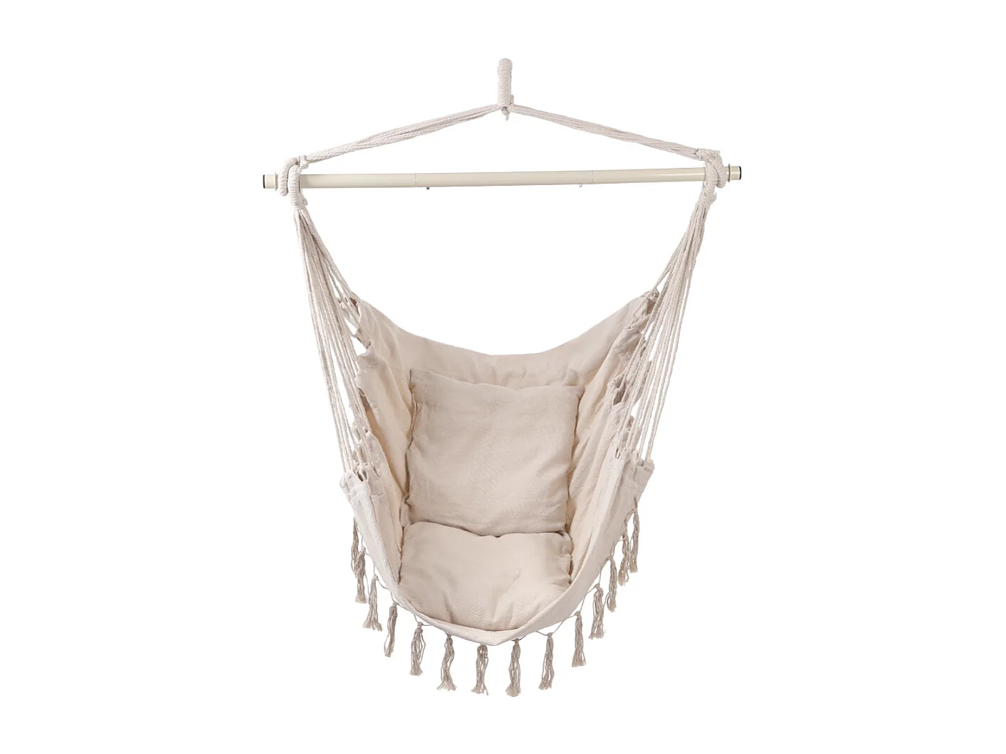Canvas Swing Chair - White
