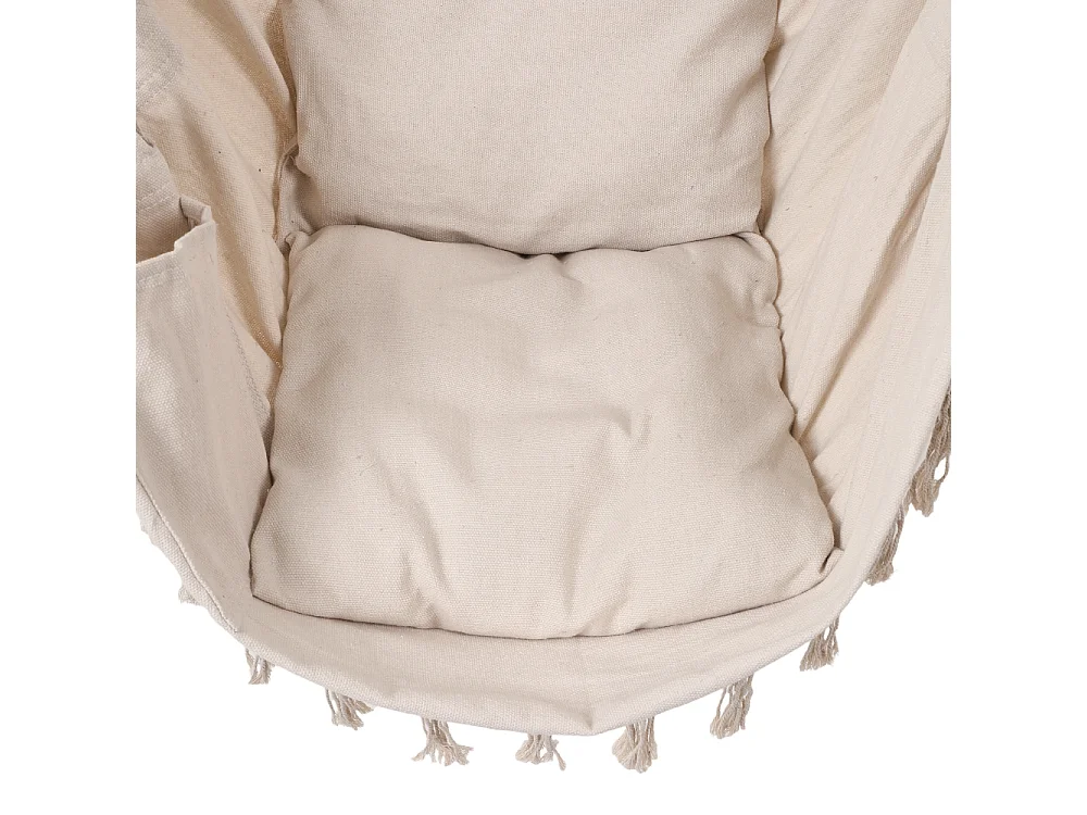 Canvas Swing Chair - White