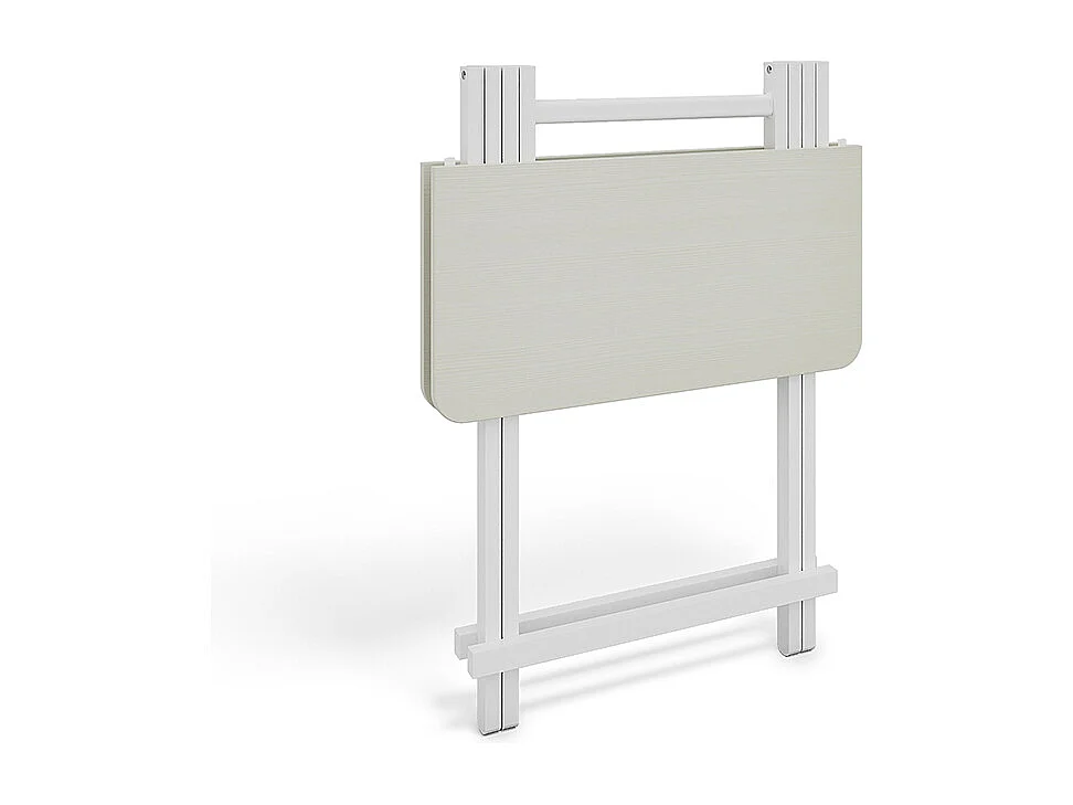 60cm White Compact Folding Dining Table