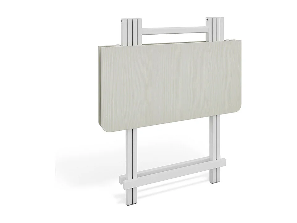 70cm White Compact Folding Dining Table