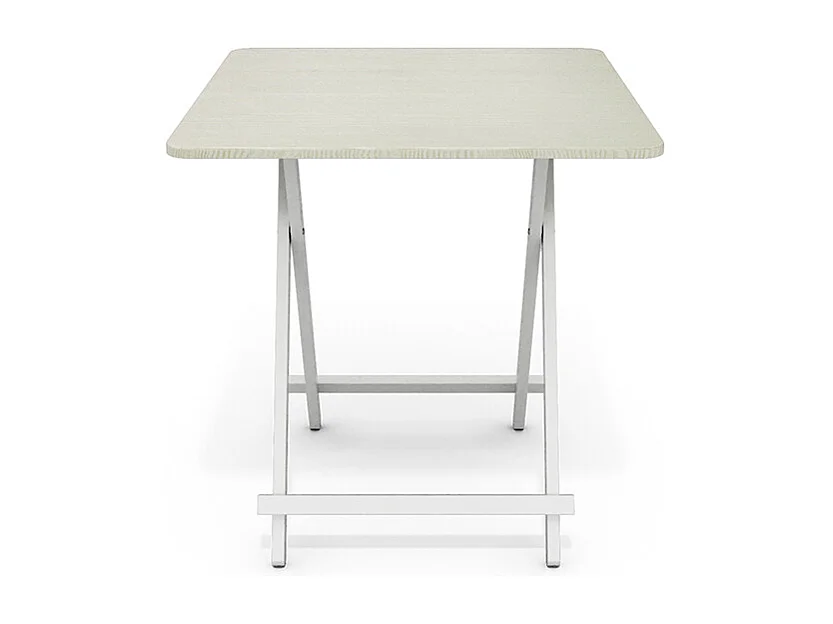 70cm White Compact Folding Dining Table