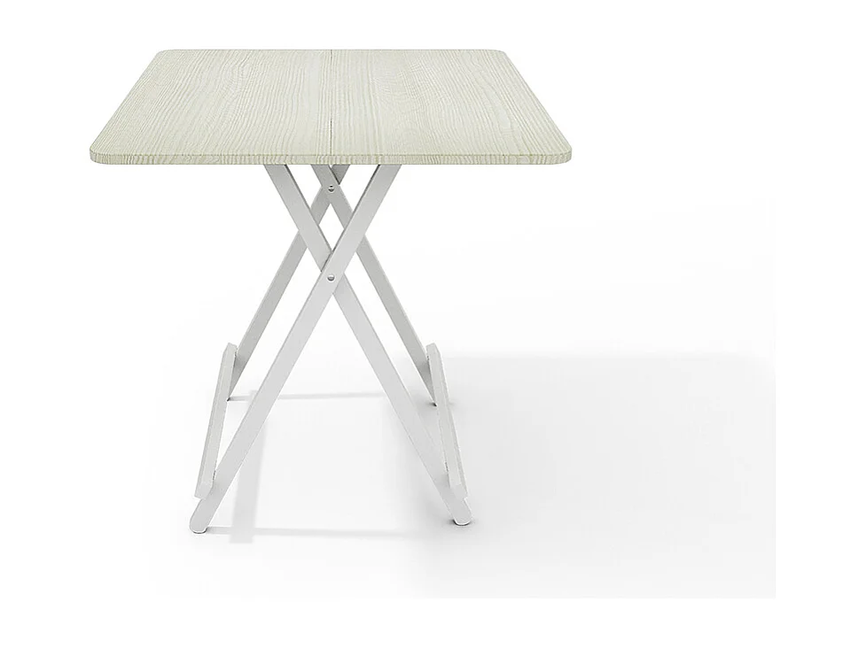 70cm White Compact Folding Dining Table