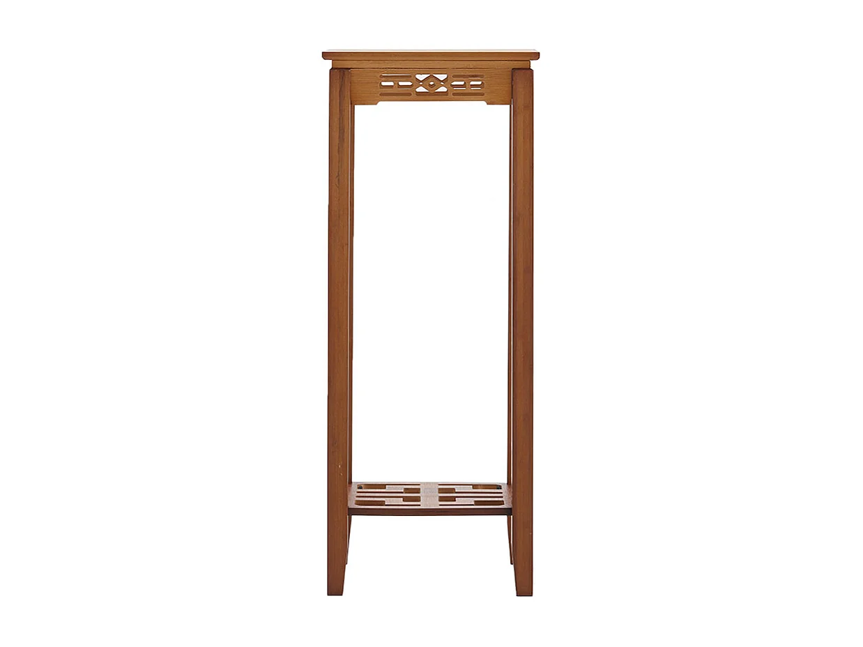 2-Tier Classic Chinese Style Bamboo Plant Stand