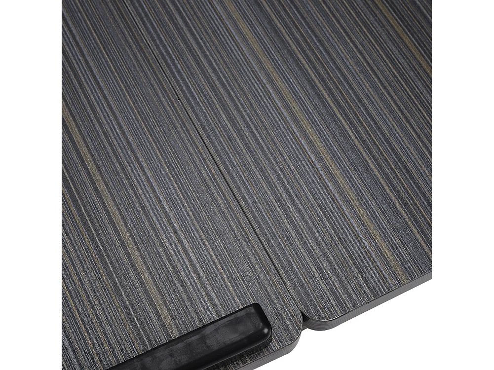 Adjustable Folding Laptop Bed Tray Table - Black