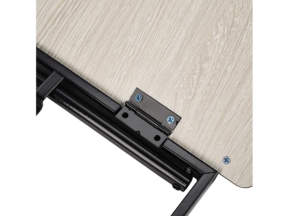 Adjustable Folding Laptop Bed Tray Table - Black