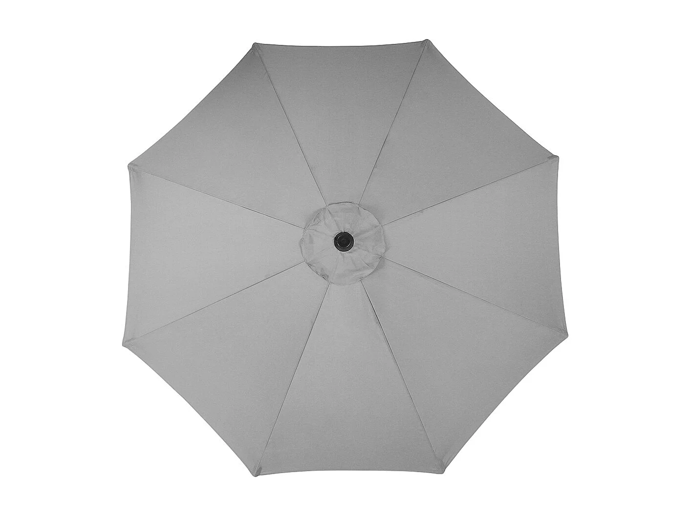 Large 3m Classic Parasol with Cement Base - Light Grey