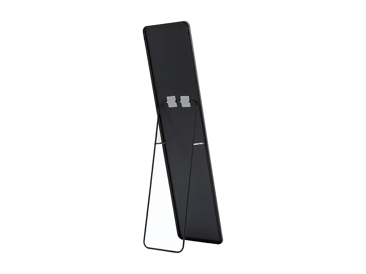 Full Length Metal Floor Mirror with Rounded Corners - 47 x 157cm