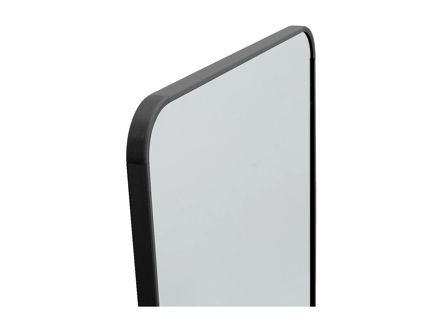 Full Length Metal Floor Mirror with Rounded Corners - 47 x 157cm