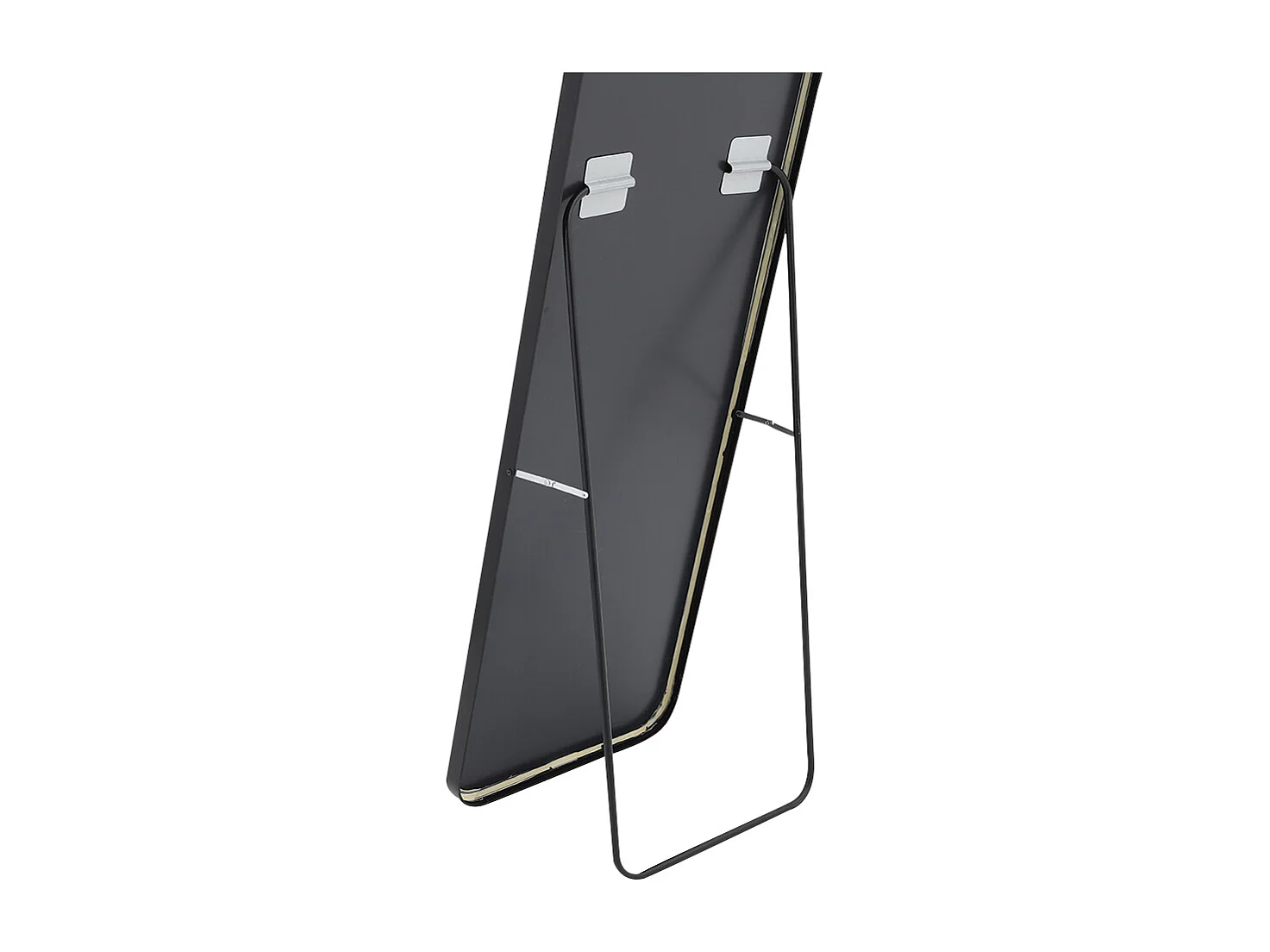 150cm Arched Full Length Floor Mirror - Black