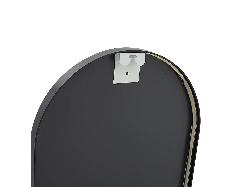 150cm Arched Full Length Floor Mirror - Black