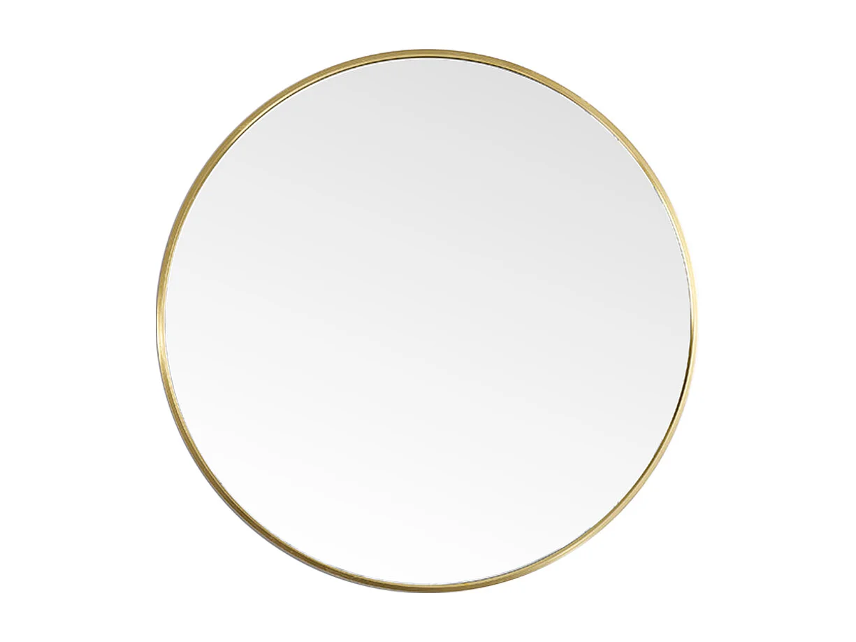 60cm Gold Nordic Round Wall Mirror