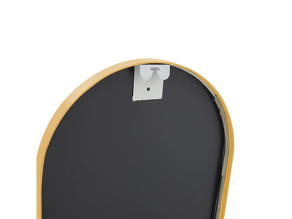 150cm Arched Full Length Floor Mirror - Gold
