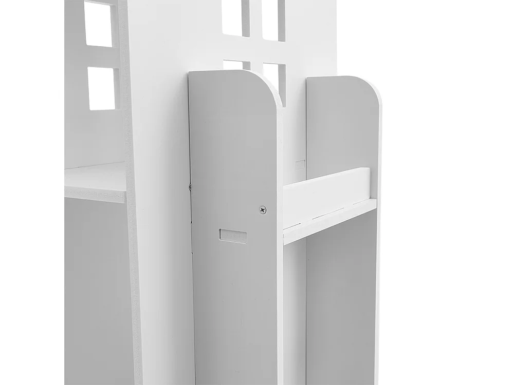 Kids' Rotating Castle Bookshelf - White