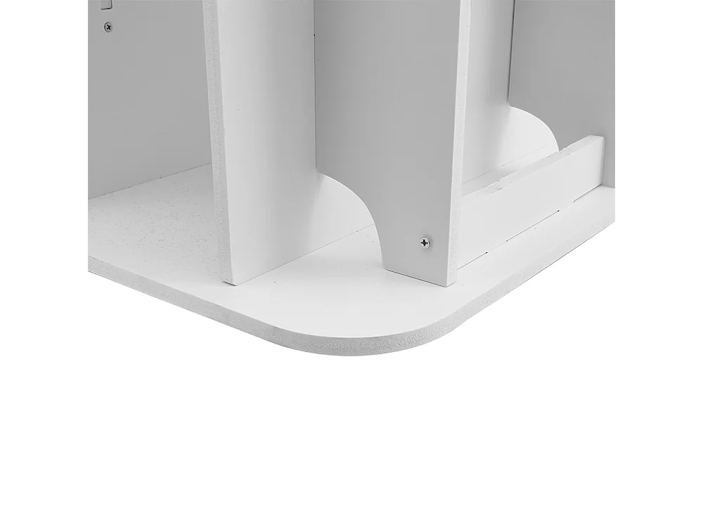 Kids' Rotating Castle Bookshelf - White