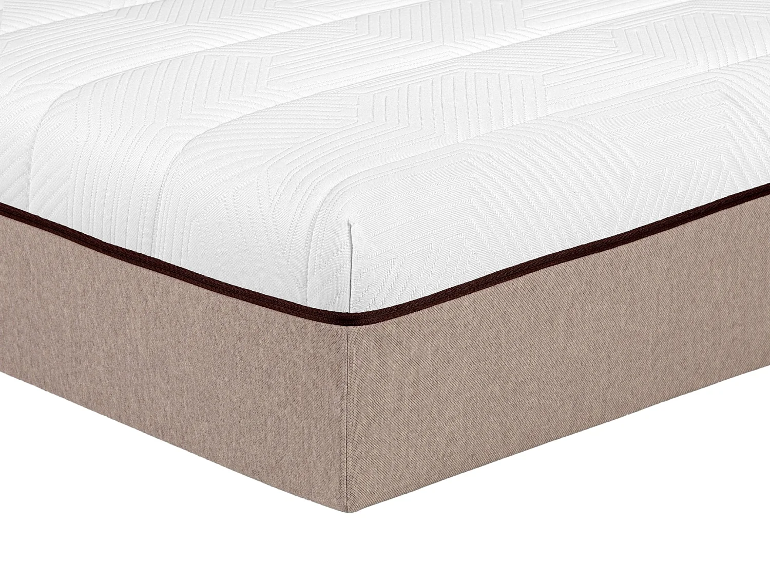 BUDWING Matelas Hybrid Sense 150x190 cm avec Traitement Antibactérien, Mousse à Mémoire de Forme et Ressorts Ensachés