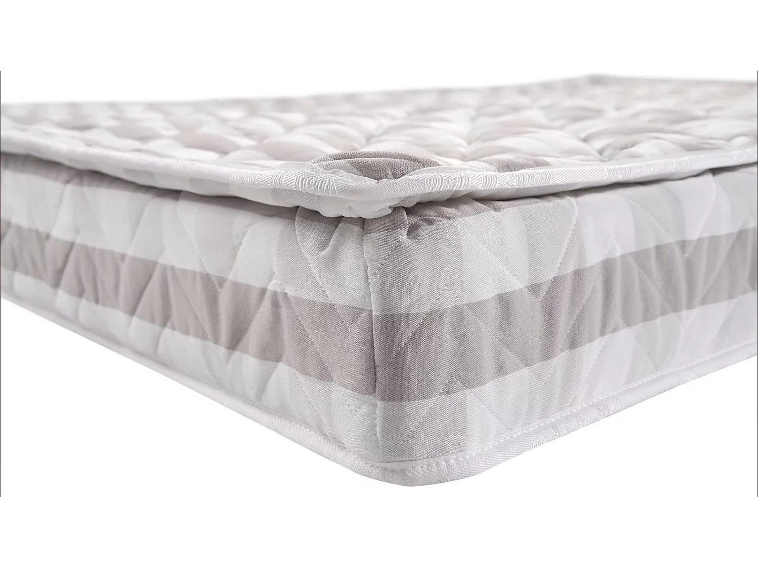 Canapé convertible avec topper tissua ntitaches Ornella gris BELVÉDÈRE