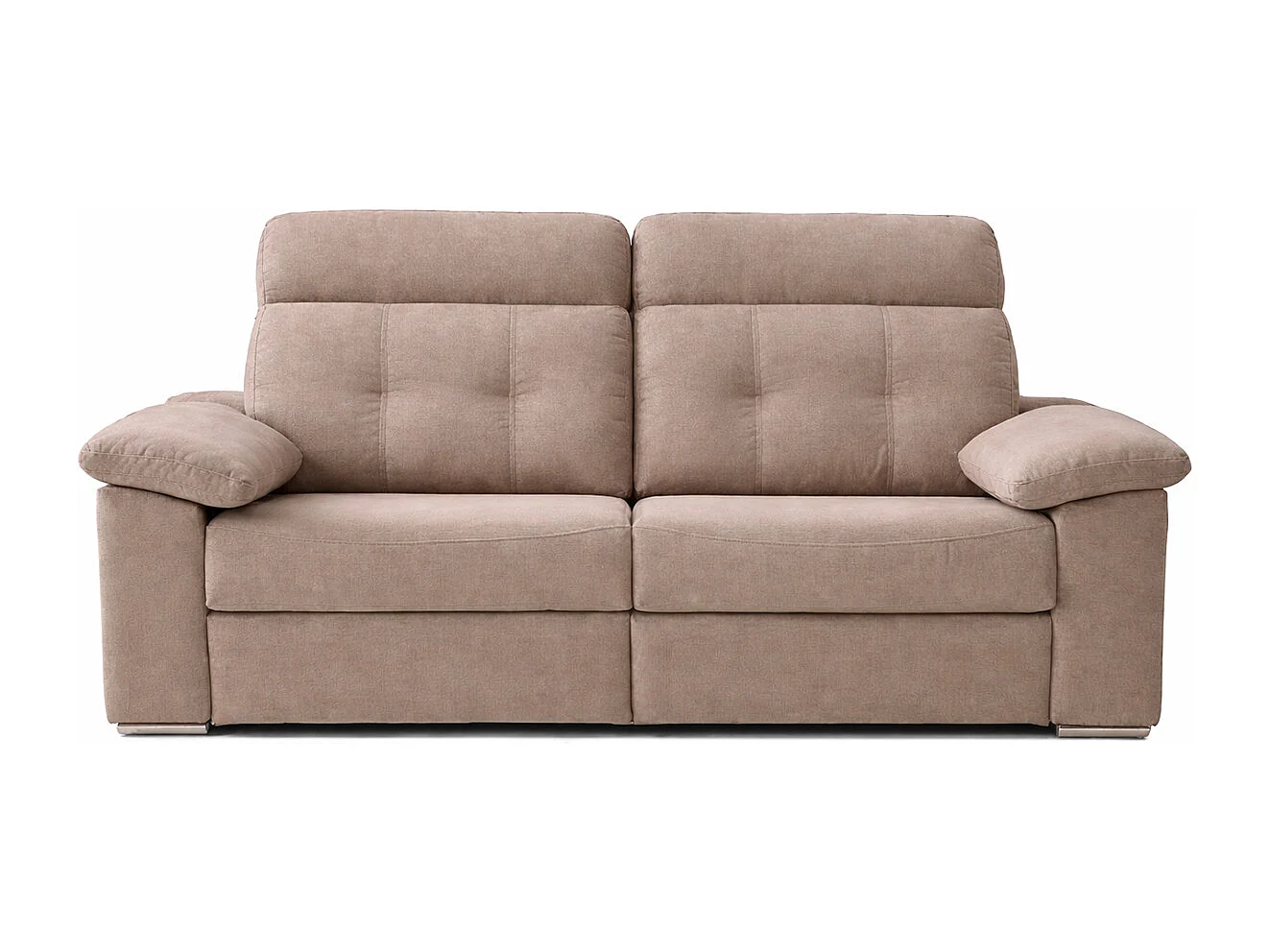 Canapé convertible tissi beige Indico antitaches PALAVAS
