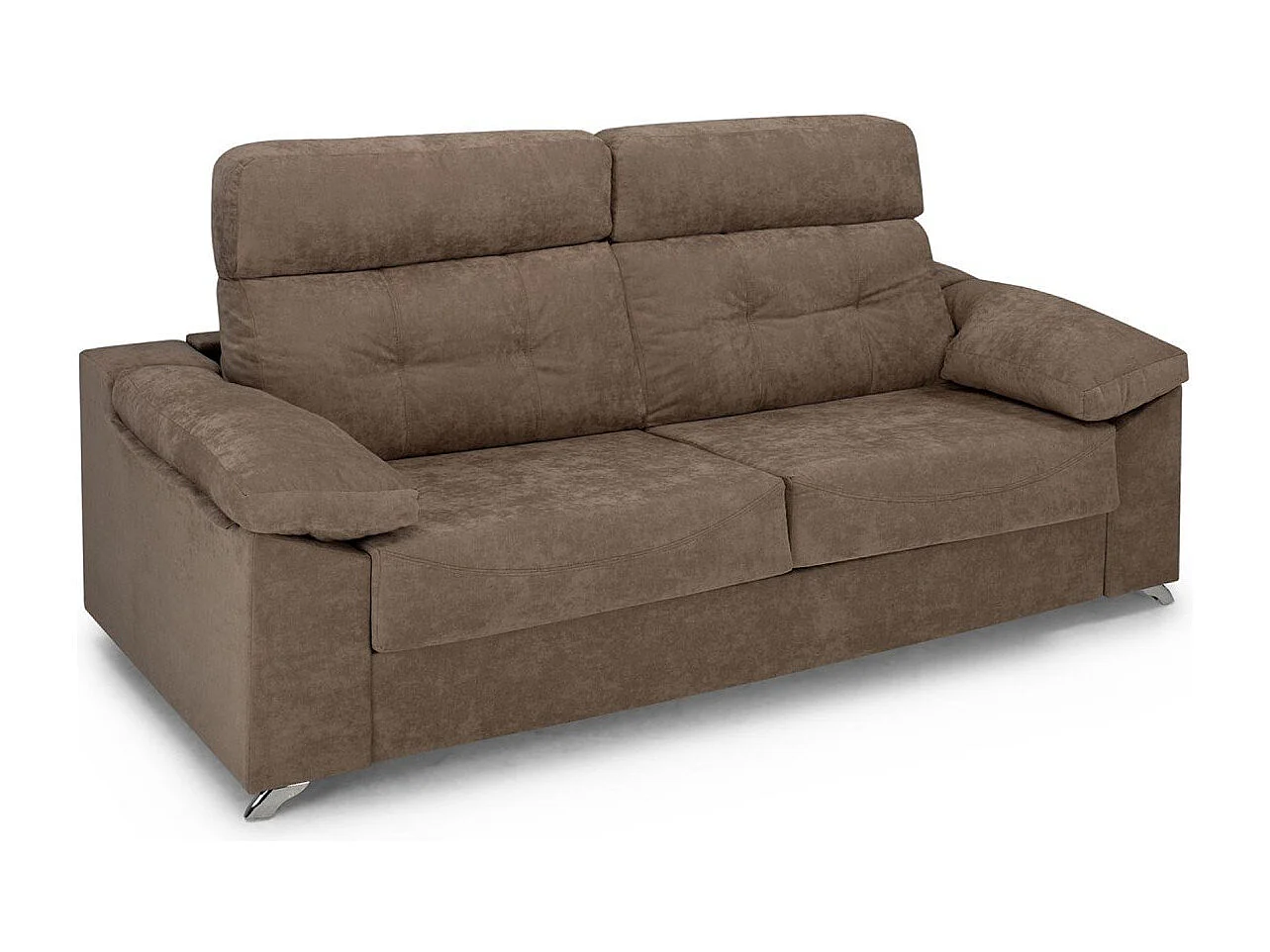 Canapé convertible tissi beige Indico antitaches PALAVAS