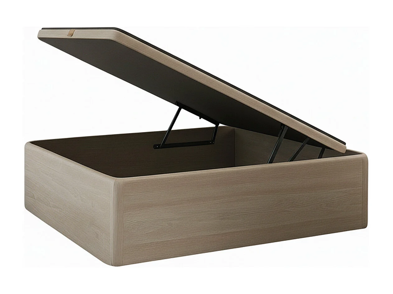 Lit coffre chêne cambrian hauteur 43 cm 140x190 BIG BOOTS
