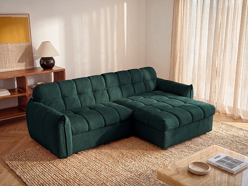 Canapé méridienne convertible Lirobi, Vente-unique
