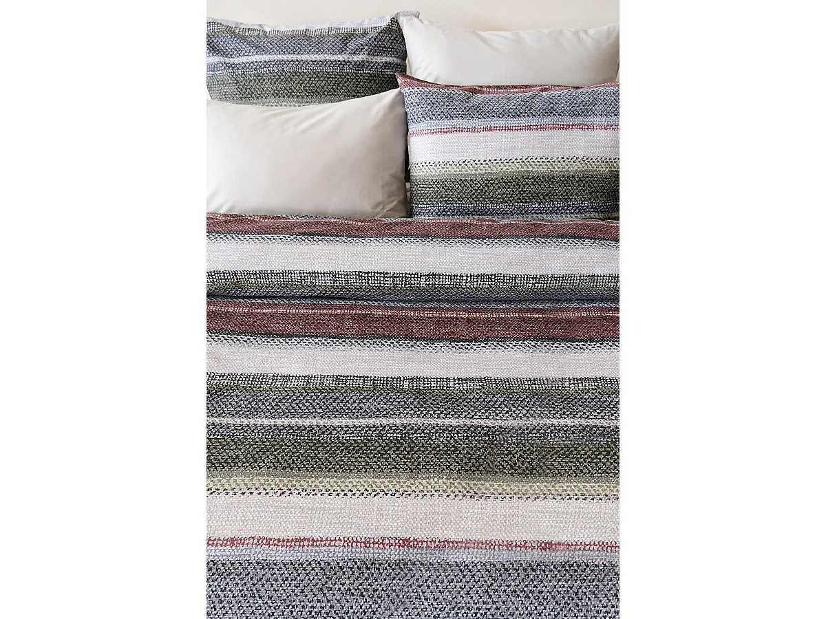 2 persoons beddengoed 200x200 cm+2 kussenslopen 65x65 cm in katoen