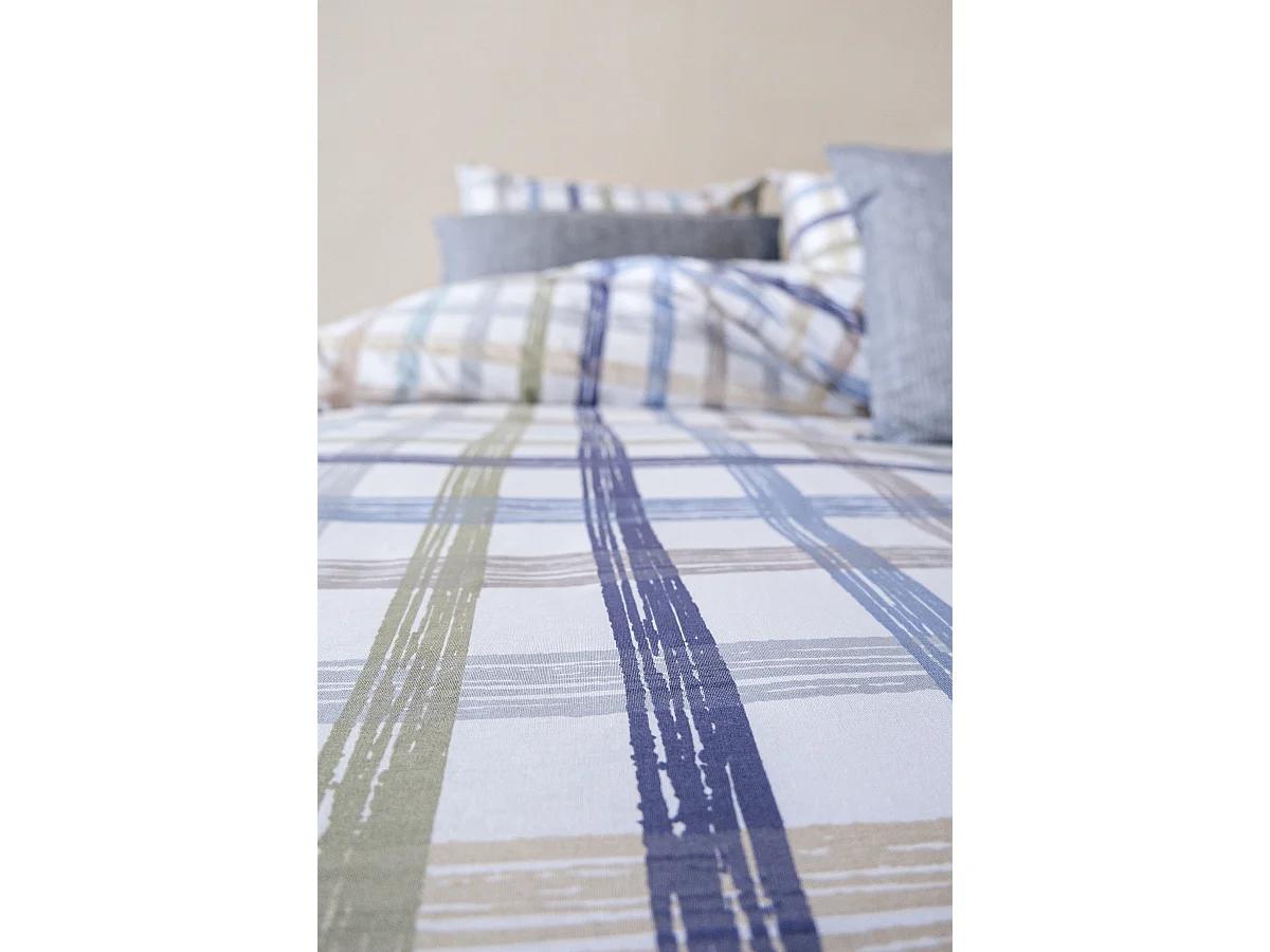 Set letto matrimoniale 200x200 cm+2 federe 65x65 cm 100% cotone