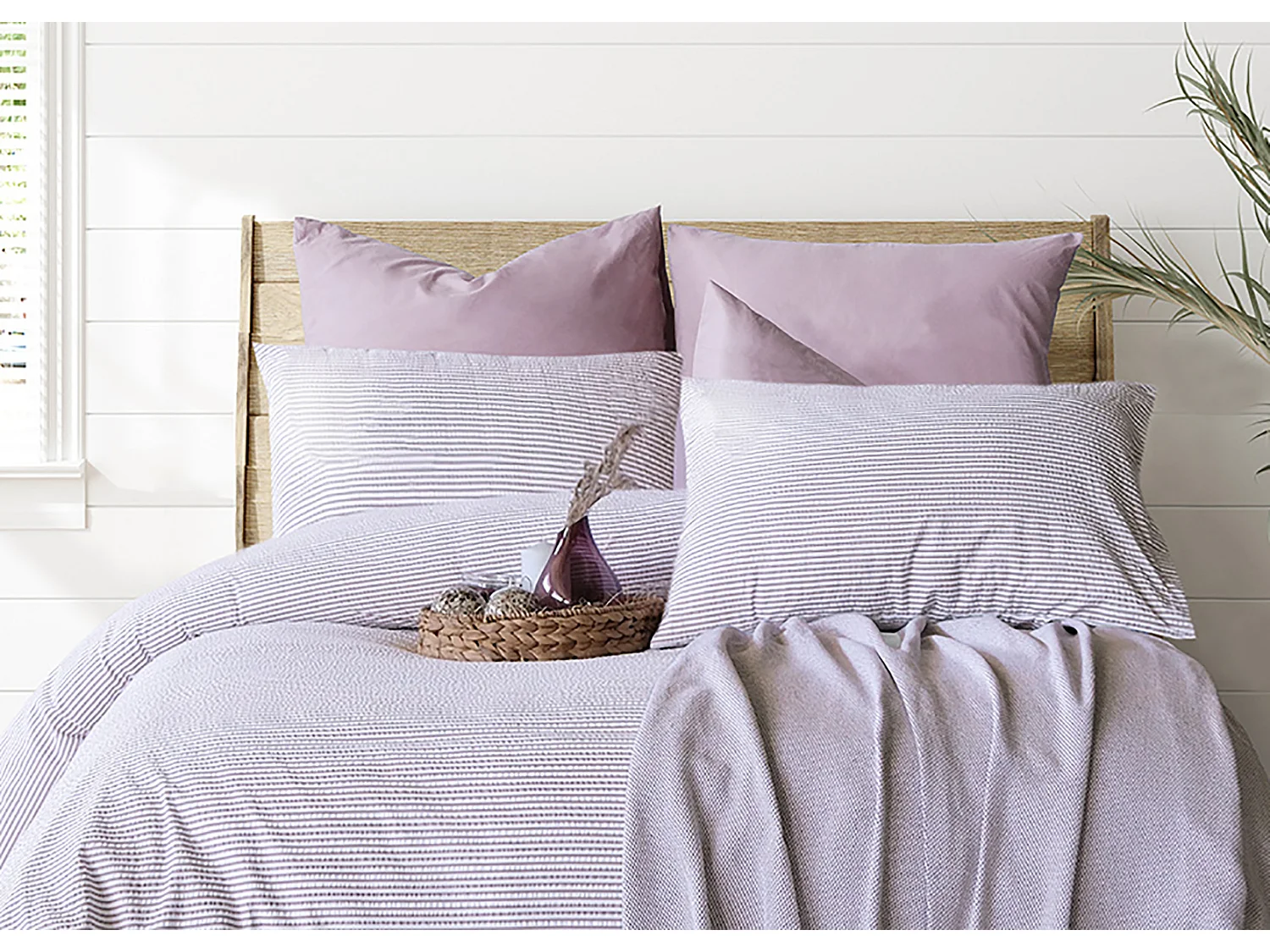 Parure de lit  2 personnes  200x200 cm coton gauffre