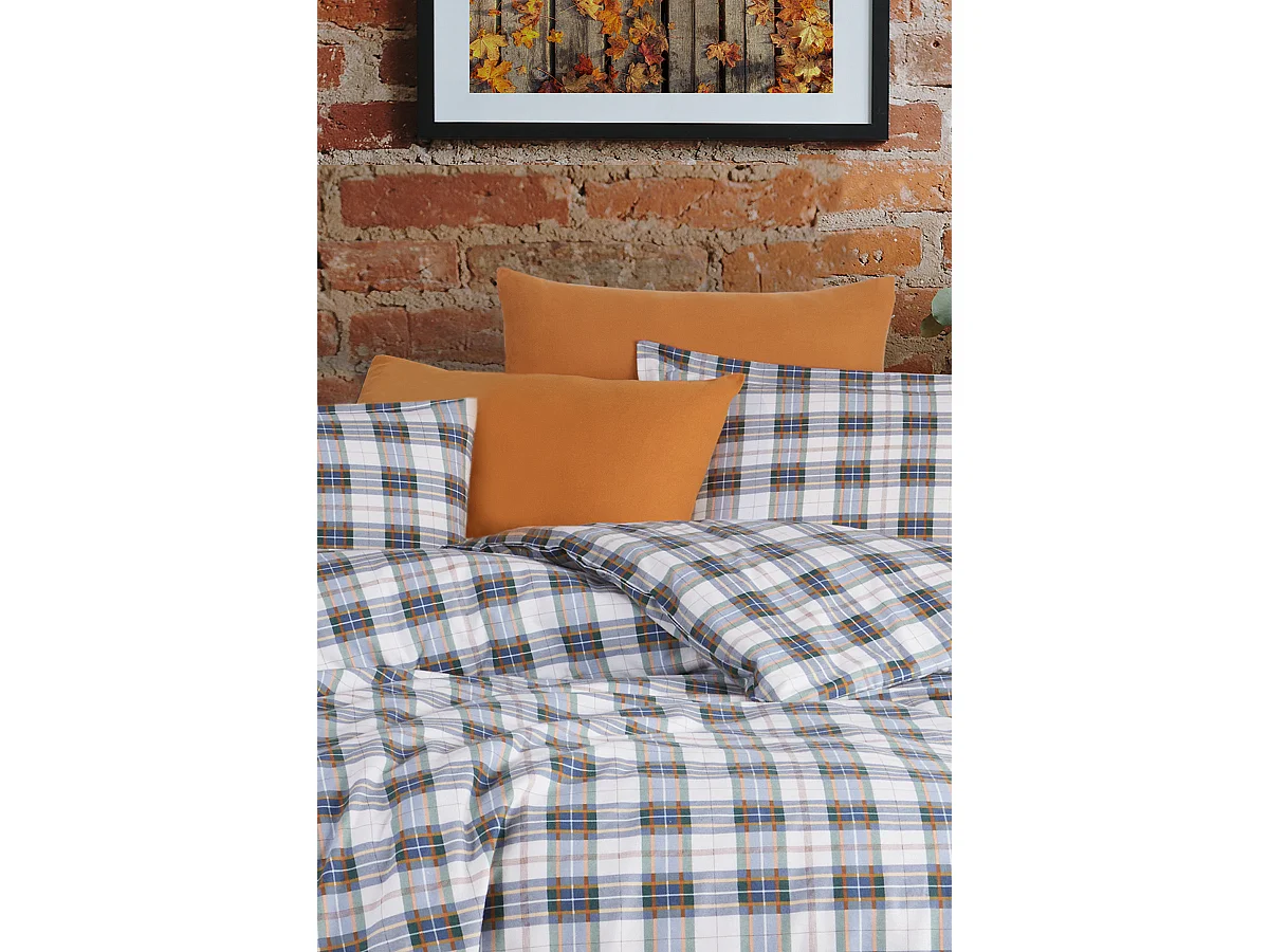 Jogo de cama para 2 pessoas 1 capa de edredão 200x200 cm+2 Fronhas 65x65 cm flanela de algodão