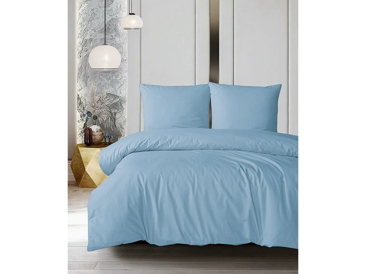 Set letto matrimoniale 200x200 cm+2 federe 65x65 cm 100% cotone